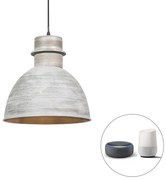 Okos lógólámpa szürke 30 cm, A60 wifi izzóval - Dory