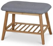 ST-14 bambusz pad/cipőtartó - hamvas szürke