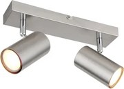 Globo 57911-2 Fali lámpa, fém matt nikkel, króm, HxSzxM: 260x60x120mm, 2x GU10 35W 230V izzók nélkül