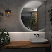 Kerek tükör LED világítással E5