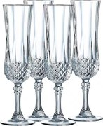 Luminarc Éclat Longchamp pezsgős flőte talpas – 12 cl 4 db
