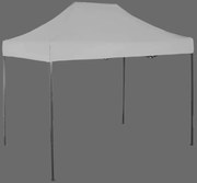 Gyorsan összecsukható sátor 2x3m – acél, Oldalfalak nélkül, Szürke / antracit