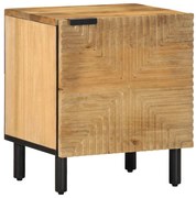 barna tömör mangófa éjjeliszekrény 40 x 33 x 46 cm