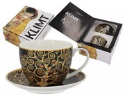 Klimt porcelán teás csésze 250 ml Életfa