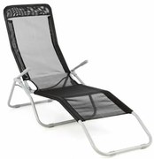 GARTHEN Kerti nyugágy 160 cm fekete