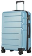 BONTOUR “SPINNER” közepes Duplakerekes Gurulós bőrönd, jégkék