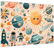 Kép - Darabok az űrből (70x50 cm)