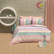 GRADIENT V1 PINK pamut ágyneműk DeLuxe 140x200 cm-es szett Csomagolás Ágynemű mérete: 140x200 cm, A csomag tartalma: Készletcsomagolás