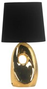 Candellux Asztali lámpa HIERRO 1xE27/60W/230V fekete/arany CA0743