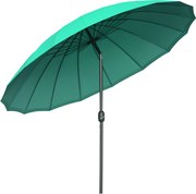 Outsunny Teraszernyő Ø250 cm - Állítható Szögű, 18 Ráccsal és Kurblival Ellátott, Vízálló Napernyő Teraszra | Aosom