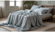 Muszlin ágyneműhuzat MOELLIN világos szürke Ágyneműhuzat mérete: 70 x 90 cm | 140 x 200 cm