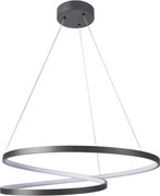 POLUX 328175 ZEFIRA Modern Led Függesztett Lámpa Antracit LED IP20