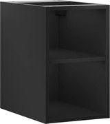 Mexen Box-A nyitott szekrény polccal 30 cm, fekete matt - 91AX2-0300-470-0-71