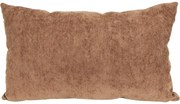 Chenille Warm Brown párna, 30 x 50 cm
