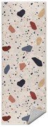 Krémszínű mosható futószőnyeg 60x230 cm Cracked Terrazzo – Mila Home