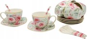 Luxus teáskészlet, Rózsa