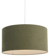 Lógólámpa fehér zöld árnyékolóval 50 cm - Combi 1