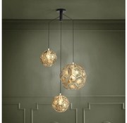 Eglo 39758 - Csillár zsinóron SKOURA 3xE27/60W/230V