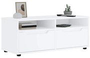 VISNES fehér szerelt fa TV-szekrény 100x40x38 cm
