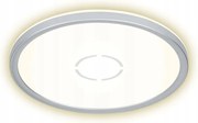 Briloner Vékony Led panellámpa, átmérő: 29,3 cm, 2400 lm, 18 W, ezüst Bri