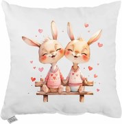 EMI Bunny Together díszpárna 40x40 cm
