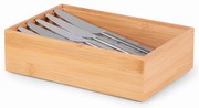 Bambusz tároló, 22,5 x 15 x 6,35 cm - Compactor