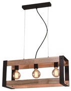 Csillár zsinóron VARNA 3xE27/40W/230V tölgy