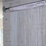 Függöny SPAGETTI(zsinórfüggöny) ezüstszürke 150x220 Prémium minőség