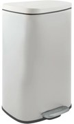 Spirella Pedálový odpadkový koš soft-close Akira 50 l, matt white, 50 l