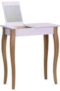 Dressing Table rózsaszín fésülködőasztal tükörrel, hosszúság 65 cm - Ragaba
