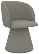 Szürke kárpitozott étkezőfotel Maia – Makamii