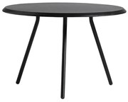 Dohányzóasztal "Sorround", 14 változat - Woud Variáns: Ø 60 cm - tölgyfa, fekete| fekete lábak (39,5 cm)