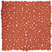 Spirella GALETS csúszásgátló zuhanytálca, terrakotta, 53 x 53 cm