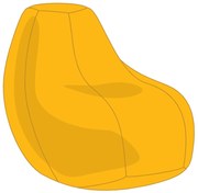 Sárga Tini Babzsákfotel Huzat