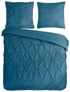 Petróleumkék kétszemélyes hosszabbított mikroszálas ágyneműhuzat 200x220 cm Pure Elegance – Good Morning