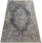 Sötétkék Szőnyeg Különböző Minták 80X150 Puha Könnyű