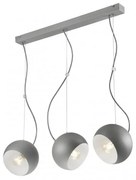 Csillár zsinóron INEZ 3xE27/60W/230V szürke