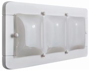 Fali lámpa 3xE27/20W/230V fehér