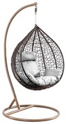 Függőfotel 115x105x195cm barna Babilon-S-Brown