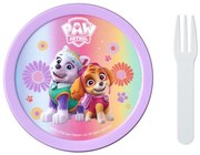 Gyerek uzsonnás doboz villával Paw patrol girls – Mepal