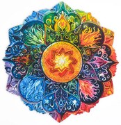 Elemek mandala fa puzzle