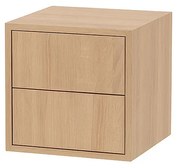 Boxie 2 fiókos fali szekrény 40x40x37 cm sonoma tölgy