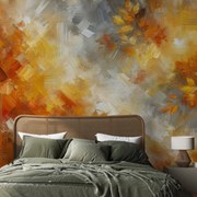 Fotótapéta - Őszi narancsos absztrakció (147x102 cm)