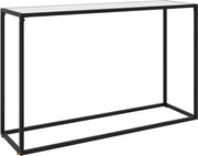 vidaXL fehér edzett üveg tálalóasztal 120 x 35 x 75 cm
