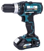 XTline Akkus fúrógép 18V és 2 akkumulátor EVE és doboza