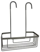 Gedy - SMART akasztós zuhanypolc 37,5x30 cm metál szürke