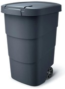 Kerti konténer strapabíró kerekekkel, 95 l, antracit