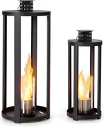 Blumfeldt Fiamme Cilindro, etanol lámpások, 2 darabos készlet, rozsdamentes acél égő, 0,3 liter, égési idő 4 óra