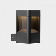 Kohl Lighting KOHL-Lighting Senda fali lámpa sötétszürke 9 W 3000K nem