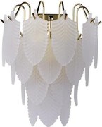 Searchlight 48910-1SB - FEATHER fali lámpa 1xE14/60W/230V